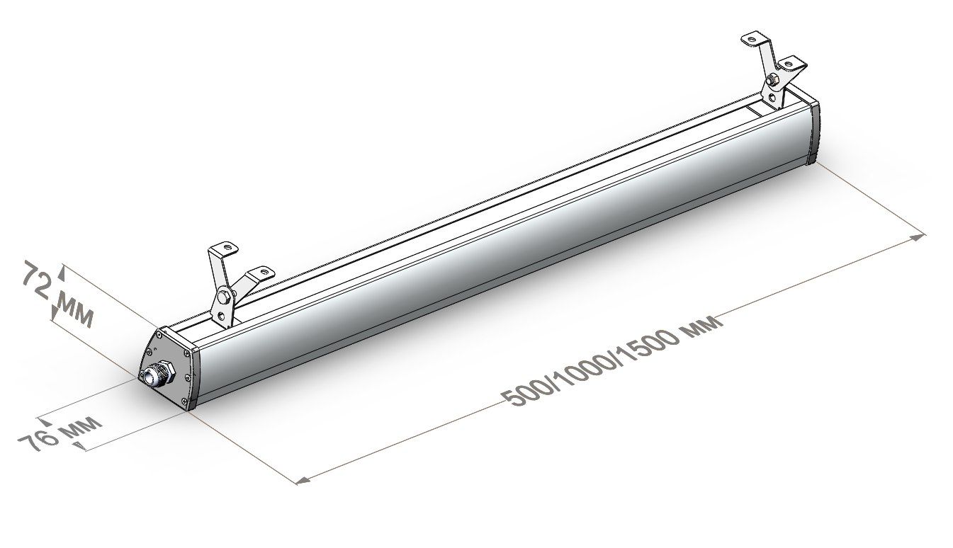 Общественный светодиодный светильник LC 50-PROM LINE PR 4000K